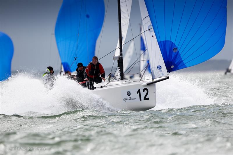 Jeremy Thorp's Phan on day 3 of the J/70 Europeans - photo © Paul Wyeth / RSrnYC