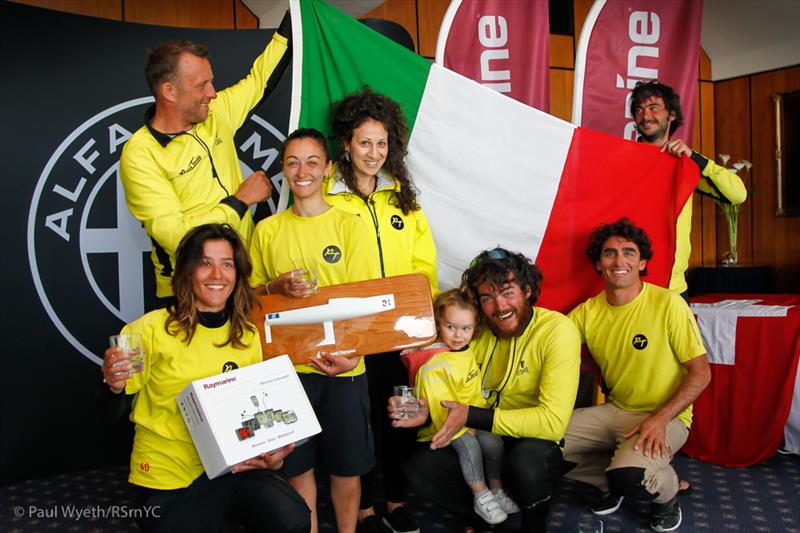 Claudia Rossi's Petite Terrible win the J/70 Europeans - photo © Paul Wyeth / RSrnYC