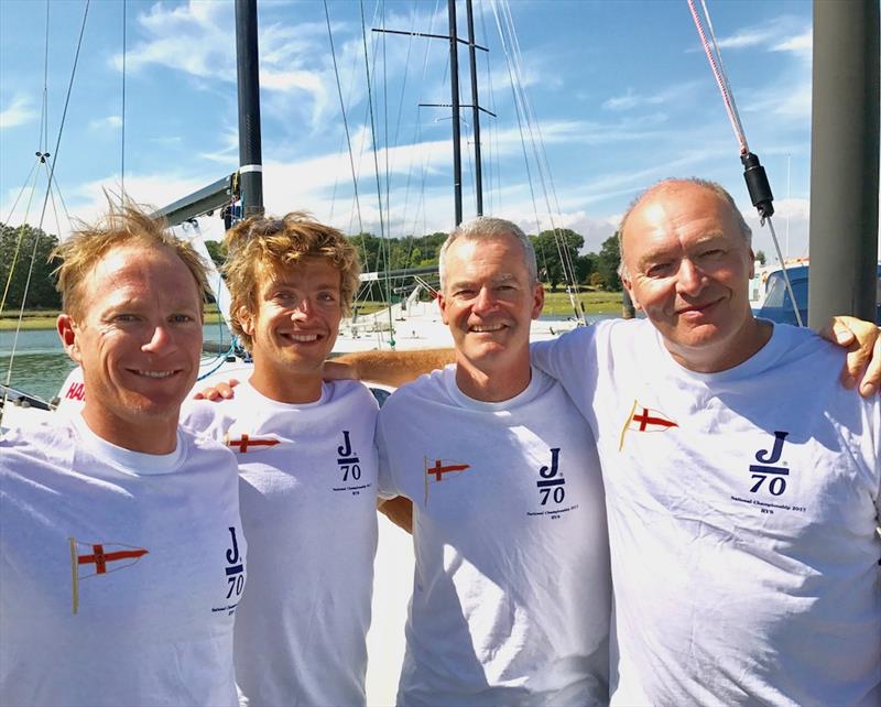 Soak Racing win the J/70 UK Nationals in Cowes photo copyright Louay Habib / Key Yachting taken at Royal Yacht Squadron and featuring the J70 class
