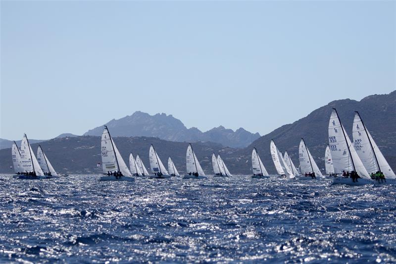 Racing at the Audi J/70 World Championship 2017 photo copyright Max Ranchi / www.maxranchi.com taken at Yacht Club Costa Smeralda and featuring the J70 class