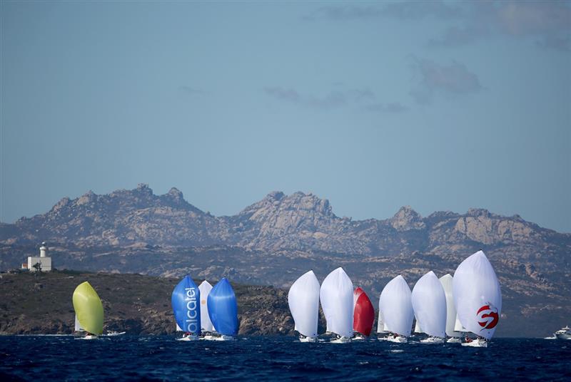 Racing gets underway on day 3 of the Audi J/70 World Championship 2017 photo copyright Max Ranchi / www.maxranchi.com taken at Yacht Club Costa Smeralda and featuring the J70 class