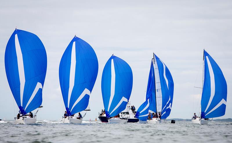 All set for the British Keelboat League Final in Cowes photo copyright Alex & David Irwin / www.sportography.tv taken at Royal Thames Yacht Club and featuring the J70 class