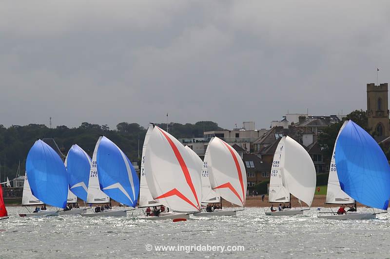 Cowes Week 2021 day 3 photo copyright Ingrid Abery / www.ingridabery.com taken at Cowes Combined Clubs and featuring the J70 class