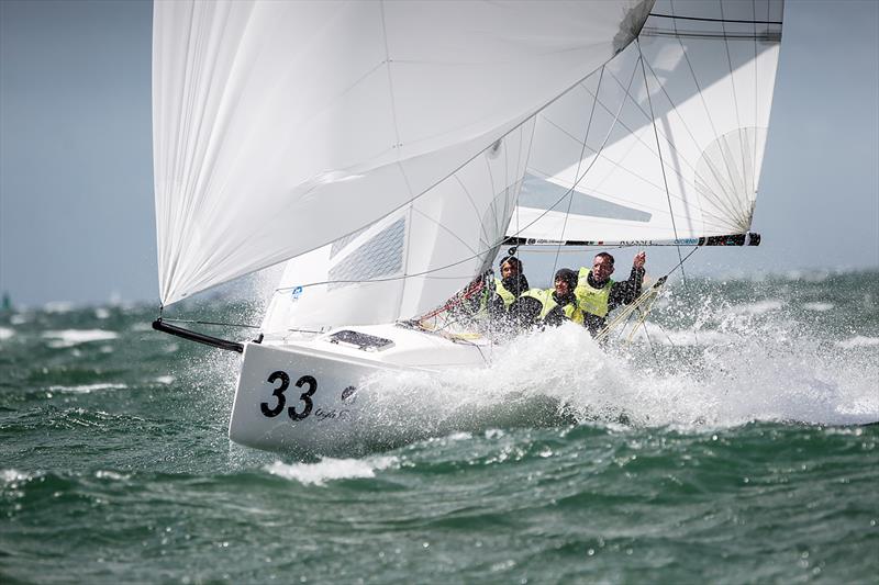Excellent speed guarantees the J/70 European title to Petite Terrible photo copyright Paul Wyeth taken at Royal Southern Yacht Club and featuring the J70 class