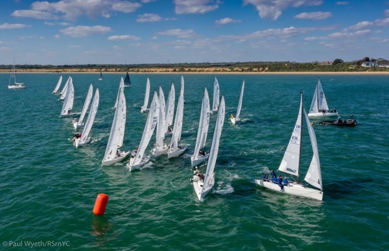 Champagne Charlie June Regatta, final day photo copyright Paul Wyeth / RSrnYC taken at Royal Southern Yacht Club and featuring the J70 class