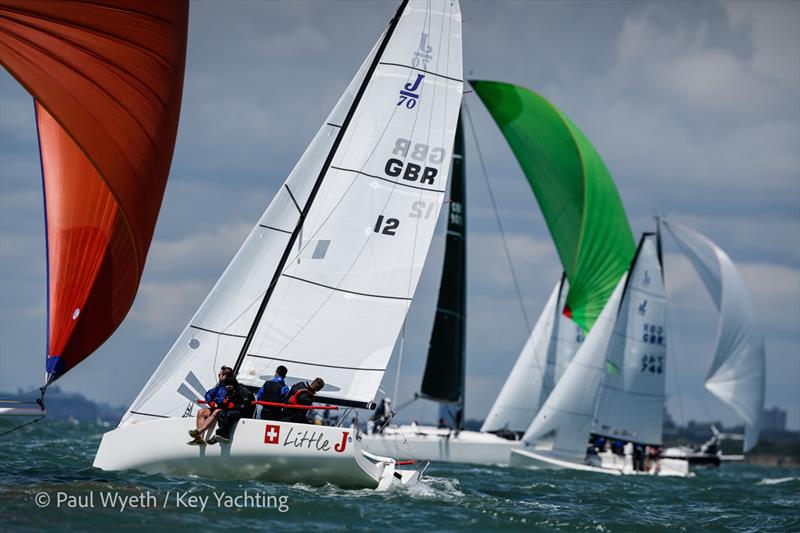 Little J - Key Yachting J-Cup Regatta 2022 photo copyright Paul Wyeth / Key Yachting taken at Royal Ocean Racing Club and featuring the J70 class
