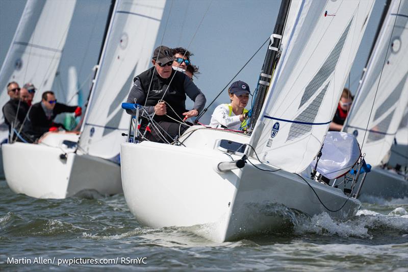 J/70 fleet - Royal Southern North Sails May Regatta 2023 photo copyright Martin Allen / pwpictures.com / RSrnYC taken at Royal Southern Yacht Club and featuring the J70 class