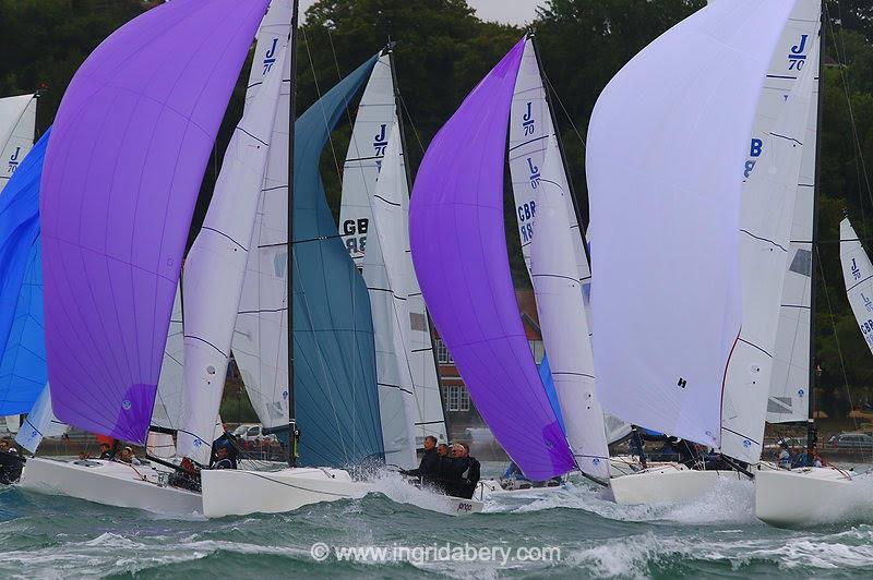 Day 3 of Cowes Week 2023 photo copyright Ingrid Abery / www.ingridabery.com taken at Cowes Combined Clubs and featuring the J70 class
