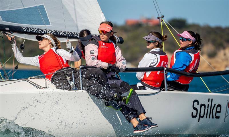 Even with tricky conditions, there was some great racing - 2024 Women's Sportsboat Regatta day 1 photo copyright Alex Dare / Down Under Sail taken at Blairgowrie Yacht Squadron and featuring the J70 class