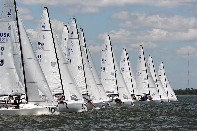 Sixteen classes of sailboats will be represented at Charleston Race Week 2024 at Patriots Point. Among them are the popular J/70 Class, VX One and Melges 24 fleets photo copyright Priscilla Parker / CRW2023 taken at Charleston Yacht Club and featuring the J70 class