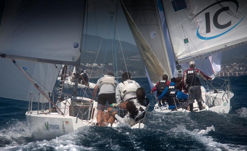 J80 Europeans at Barcelona day 5 photo copyright Luis Fernández taken at  and featuring the J80 class