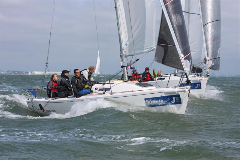 Ten races are scheduled for the J/80 UK National Championship over three days - photo © Tim Wright / www.photoaction.com