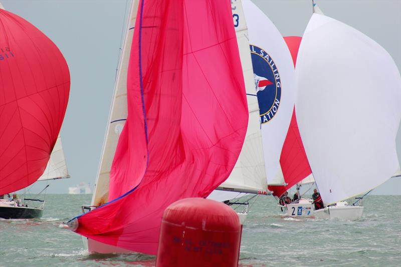 Racing on day 1 of the J/80 UK National Championship photo copyright Royal Southern YC / Louay Habib taken at Royal Southern Yacht Club and featuring the J80 class