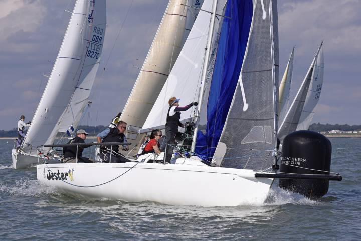 Jester wins the J/80 UK National Championship during the AVEVA September Regatta photo copyright Rick Tomlinson / www.rick-tomlinson.com taken at Royal Southern Yacht Club and featuring the J80 class