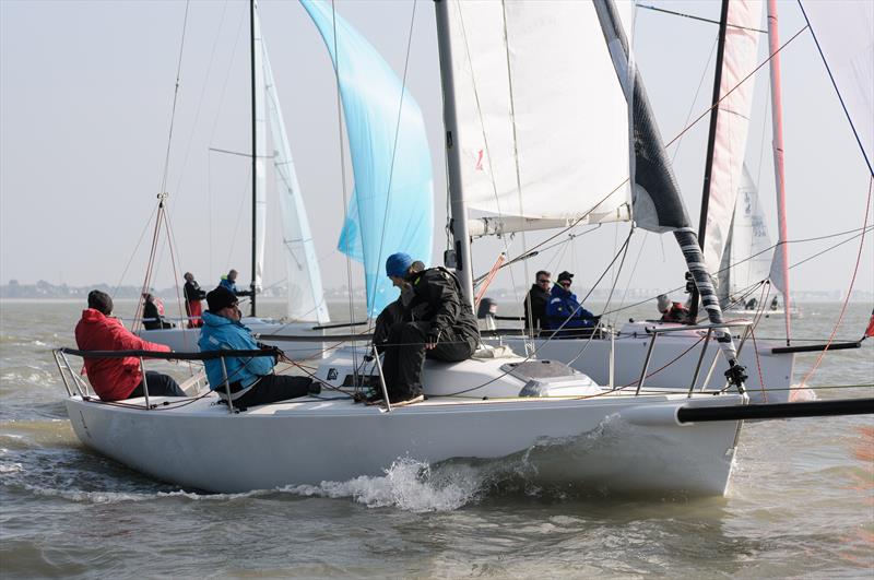 J80 Betty on day 1 of the Helly Hansen Warsash Spring Series - photo © Iain McLuckie