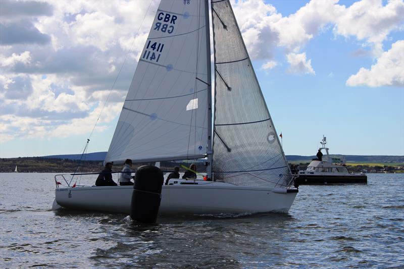 No Regrets during the Portmore Insurance Spring Series photo copyright John Husband taken at Royal Lymington Yacht Club and featuring the J80 class