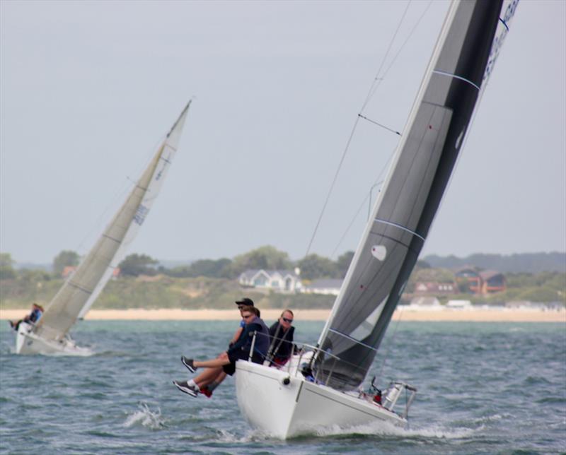 Chris Body finished fourth on day 1 of the J/80 Open Nationals at Hamble photo copyright Louay Habib / RSrnYC taken at Royal Southern Yacht Club and featuring the J80 class
