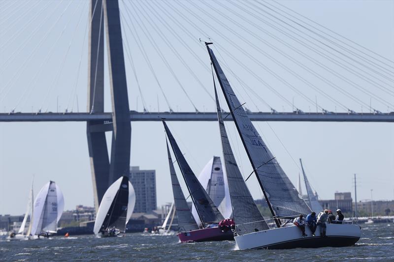 Douglas McKeige's Jazz on day 3 at Sperry Charleston Race Week photo copyright Charleston Race Week / Tim Wilkes taken at Charleston Yacht Club and featuring the J/88 class