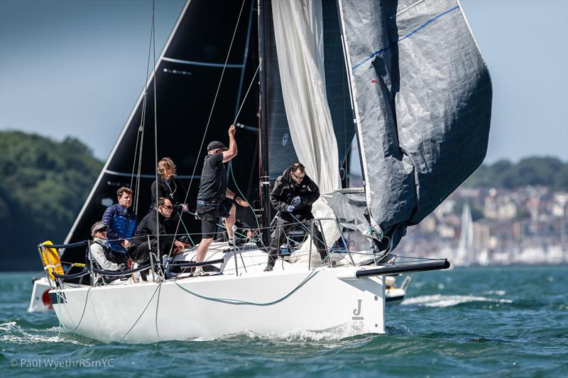 David & Kirsty Apthorp's J/88 J-Dream at the Harken June Regatta photo copyright Paul Wyeth / www.pwpictures.com taken at Royal Southern Yacht Club and featuring the J/88 class