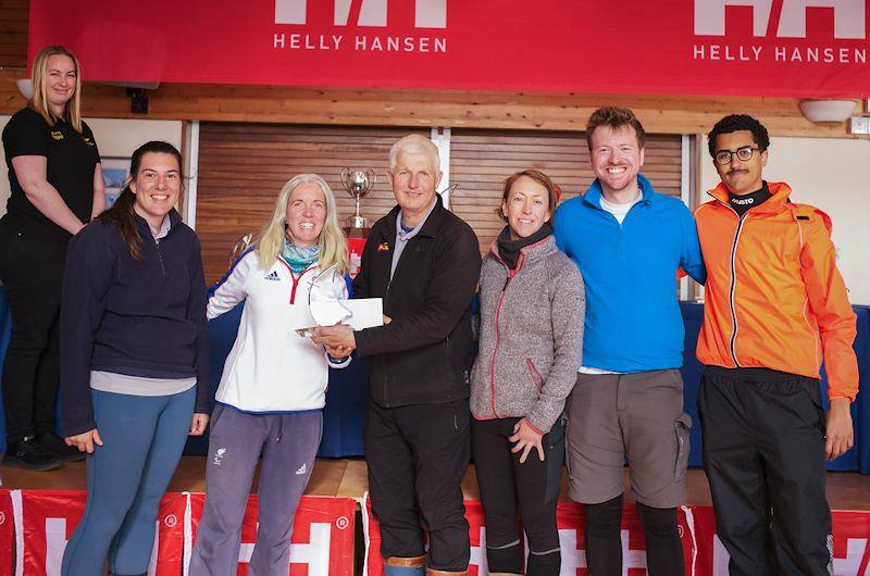 IRC 3 J'ronimo - Libby Greenhalgh received 3rd place prize for owner David Greenhalgh - Warsash Spring Series and Championship prizegiving photo copyright Chris Hughes Photography taken at Warsash Sailing Club and featuring the J92 class