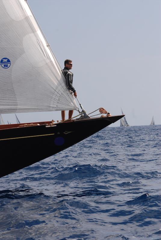 Shamrock during Les Voiles de Saint Tropez photo copyright JCA taken at Société Nautique de Saint-Tropez and featuring the J Class class