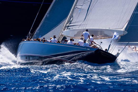 Velsheda during the Saint Barths Round the Island Race photo copyright Cory Silken taken at Saint Barth Yacht Club and featuring the J Class class