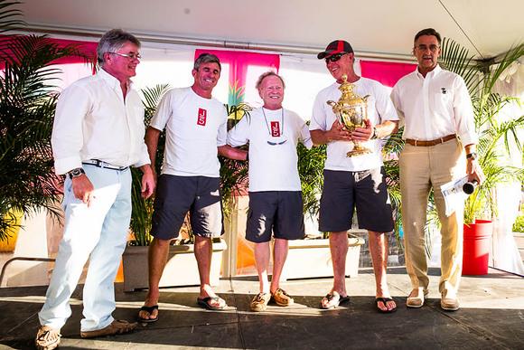 The King's Hundred Guinea Trophy is awarded photo copyright Cory Silken taken at Saint Barth Yacht Club and featuring the J Class class
