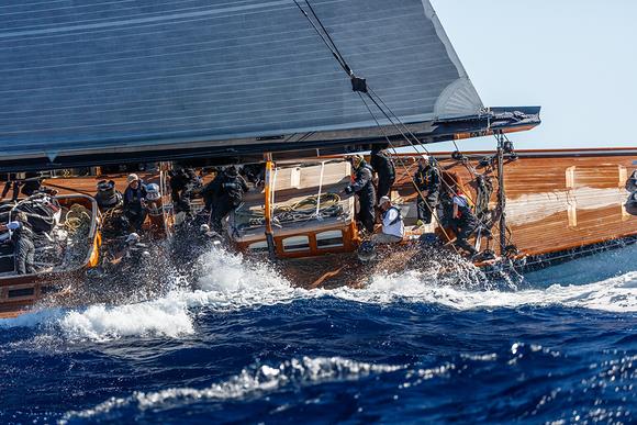 Lionheart on day 2 at the Maxi Yacht Rolex Cup photo copyright Martinez Studio taken at Yacht Club Costa Smeralda and featuring the J Class class