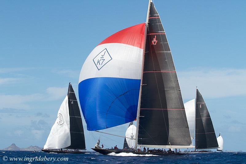 J Class at the Saint Barths Bucket regatta day 2 photo copyright Ingrid Abery / www.ingridabery.com taken at Saint Barth Yacht Club and featuring the J Class class