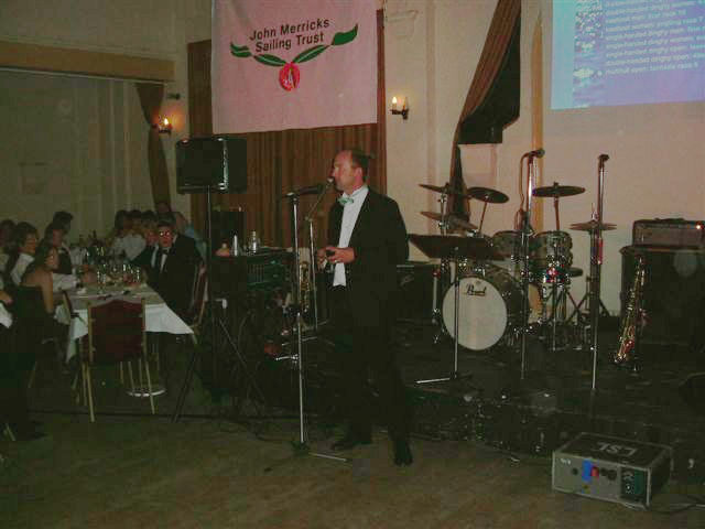 Ian Walker speaking at the 2005 Tiger Trophy dinner photo copyright Richard Sanders taken at Rutland Sailing Club and featuring the JMST class