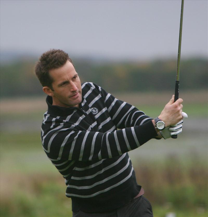 Ben Ainslie at the 2010 North Sails Golf Day held in aid of the John Merricks Sailing Trust photo copyright Ian Finlay taken at  and featuring the John Merricks Sailing Trust class