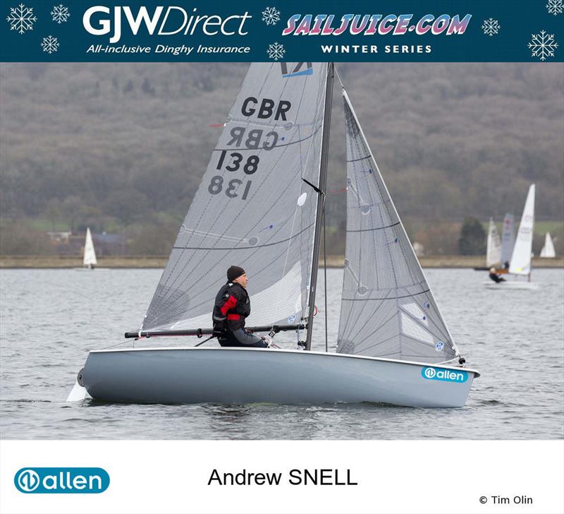 Andrew Snell during the GJW Direct Sailjuice Winter Series Oxford Blue - photo © Tim Olin / www.olinphoto.co.uk