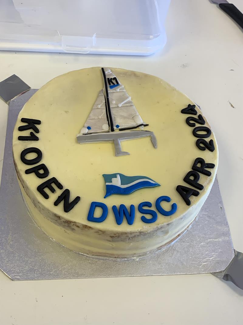 K1 Southern Area Championships - Datchet K1 cake photo copyright Hilly King taken at Datchet Water Sailing Club and featuring the K1 class