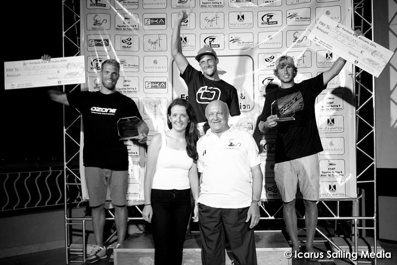 African Kite Racing Championships in Soma Bay prize giving photo copyright Icarus Sailing Media taken at  and featuring the Kiteboarding class