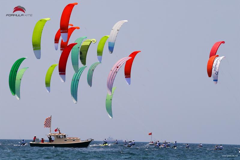 Racing at the Formula Kite European Championships photo copyright IKA taken at  and featuring the Kiteboarding class