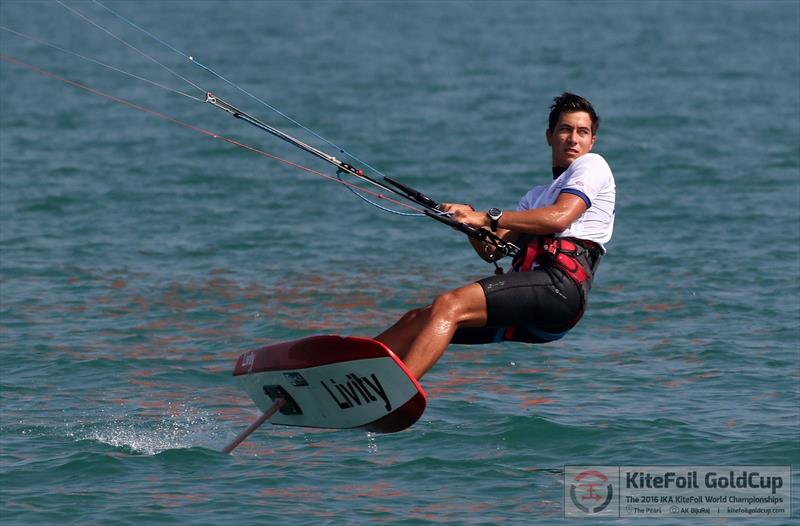 Day 2 of the IKA KiteFoil Gold Cup in Qatar photo copyright Shahjahan Moidin taken at  and featuring the Kiteboarding class