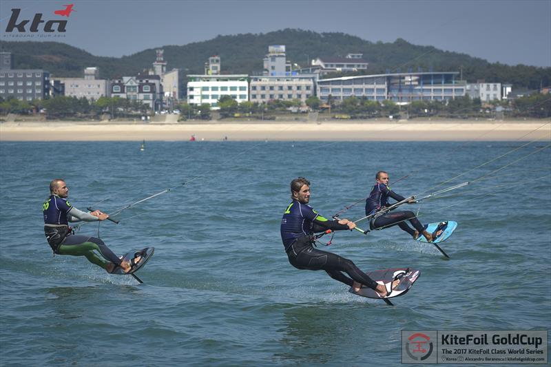 KiteFoil GoldCup at Daecheon Beach, Korea day 1 photo copyright Alexandru Baranescu / www.kitefoilgoldcup.com taken at  and featuring the Kiteboarding class