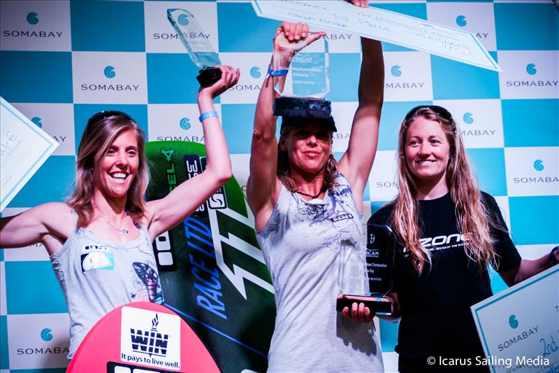 2013 African Course Racing Championships prize winners photo copyright Icarus Sailing Media taken at  and featuring the Kiteboarding class