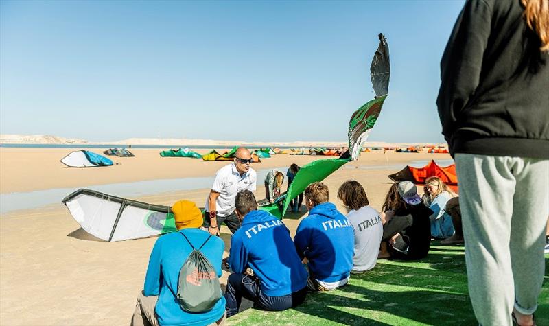 Day 1 - Youth Olympics' Qualifiers photo copyright Mariano Arias / IKA taken at  and featuring the Kiteboarding class