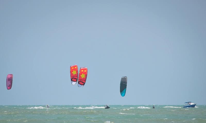 The battle for upcoming Youth Olympic Games photo copyright Alexandru Baranescu / KTA Media / IKA taken at  and featuring the Kiteboarding class