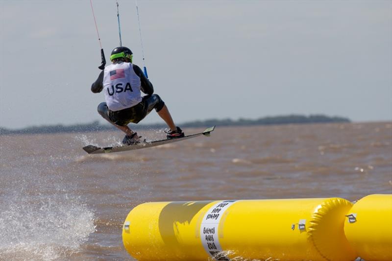 Cameron Maramenides (USA) - Day 2 - Kiteboarding at the 2018 Youth Olympic Games photo copyright Matias Capizzano / World Sailing taken at  and featuring the Kiteboarding class