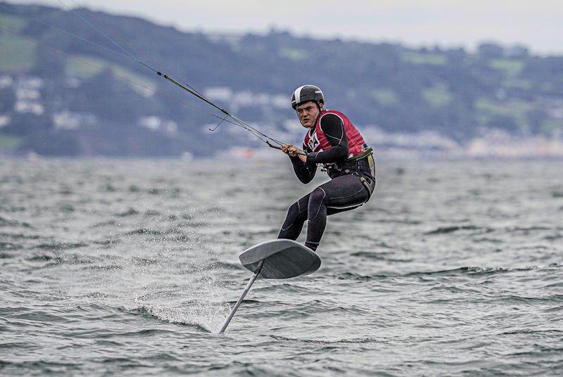 Adam Farrington represents the British Youth Sailing Team photo copyright RYA taken at  and featuring the Kiteboarding class