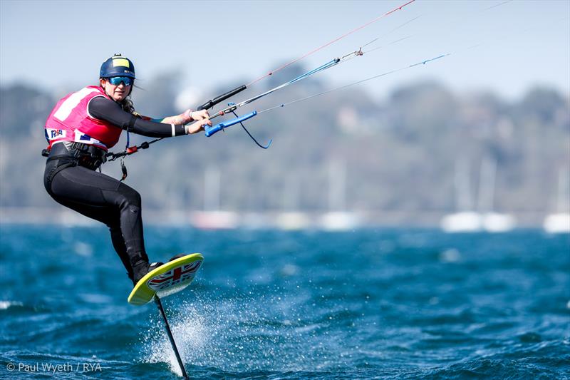 2023 RYA Youth National Championships at the WPNSA photo copyright Paul Wyeth / RYA taken at Weymouth & Portland Sailing Academy and featuring the Kiteboarding class