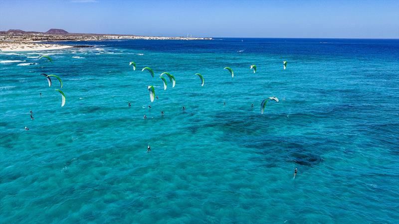 The elite of Formula Kite trains in Fuerteventura photo copyright Sailing Energy taken at  and featuring the Kiteboarding class