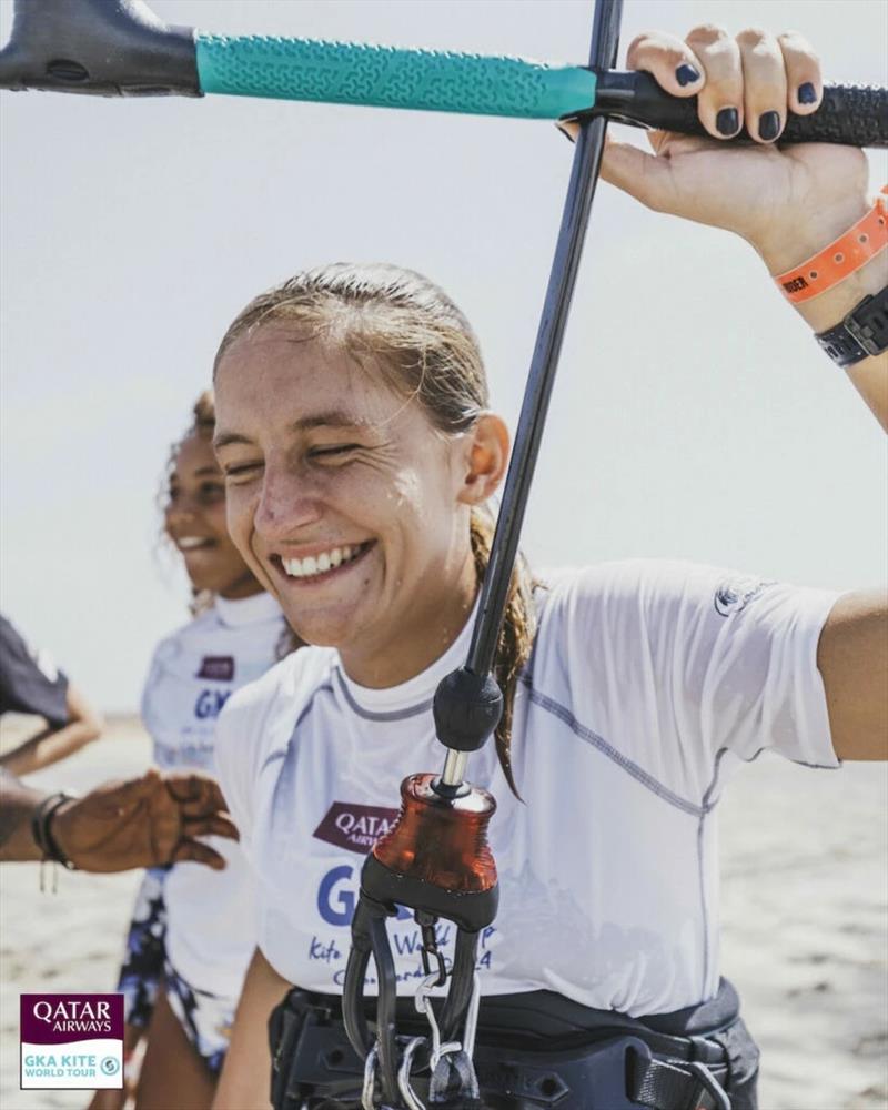 Capucine Delannoy - GKA Kite-Surf World Cup Cape Verde 2024 - Day 4 photo copyright Lukas K Stiller taken at  and featuring the Kiteboarding class