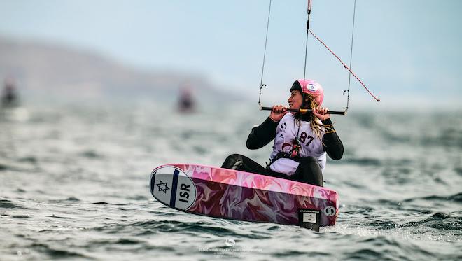 2024 Formula Kite Europeans Day 1: Gal Zukerman gliding to second overall in the standings photo copyright IKA Media / Robert Hajduk taken at  and featuring the Kiteboarding class