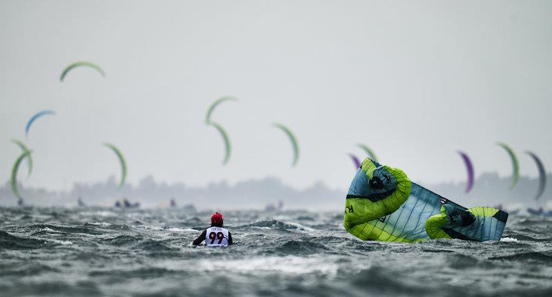 2024 Formula Kite Europeans Day 3: Avoiding the big mistakes was hard to do in winds gusting to 28 knots photo copyright IKA Media / Robert Hajduk taken at  and featuring the Kiteboarding class