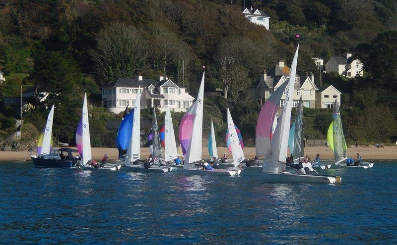 Salcombe Brewery 50th Lark Masters photo copyright Malcolm Mackley taken at Salcombe Yacht Club and featuring the Lark class
