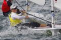 Nick Thompson (GBR) wins Gold in the Laser class at the Rolex Miami OCR