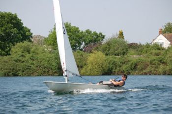 A super day with a good steady breeze for the Papercourt Laser open